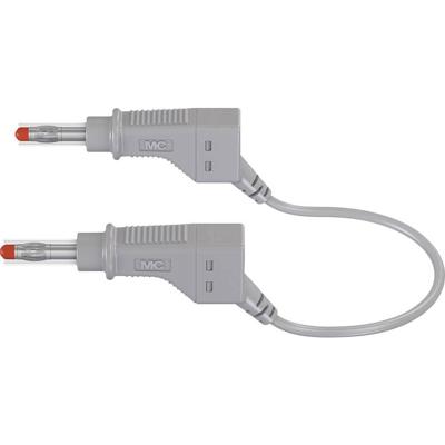 Stäubli XZG425/SIL Sicherheits-Messleitung Lamellenplug 4mm Lamellenplug 4mm 1.50m grey 1 pc(s)
