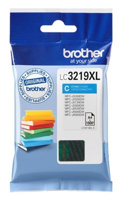 Compatibele inktcartridge Brother LC3219XLC Blauw Cyaan - thumbnail