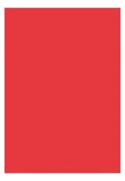 Kangaro K-0043F075 Papier A4 120gr Pak A 100 Vel Rood - thumbnail