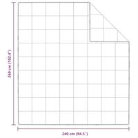 Dekentjes & Dekbedden Wit 240 x 260 cm Dons - thumbnail