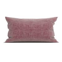 Zo Home Lino Kussensloop Linnen Look wine red - thumbnail