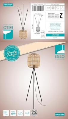 Eglo Landelijke vloerlampBordesley - 43219