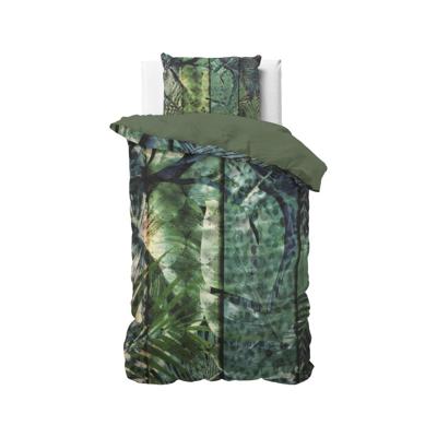 Dekbedovertrek Ami - 100% Katoen - Met Knoopsluiting, Incl. Kussenslopen - Grijs - 1-persoons 140 X 220 Cm + 1 Sloop