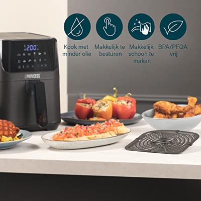 Princess 01.182031.01.001 Airfryer 3.5 l 1350 W Timerfunctie, Instelbare temperatuur, Heteluchtfunctie, Oververhittingsbeveiliging, Anti-aanbaklaag, Met - thumbnail