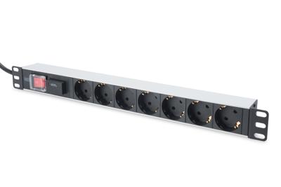 Digitus PDU 7-voudige stekkerdoos, 19", 1U