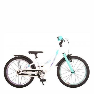 Volare glamour kinderfiets - meisjes - 18 inch - wit/mint groen - prime collection Volare glamour kinderfiets - meisjes - 18 inch - wit/mint groen - prime collection