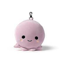 Relaxeazzz Pluche Octopus Rond Reiskussen & Slaapmasker - thumbnail