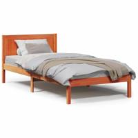 Bedframe Bruin 80 x 200 cm Massief grenenhout - thumbnail
