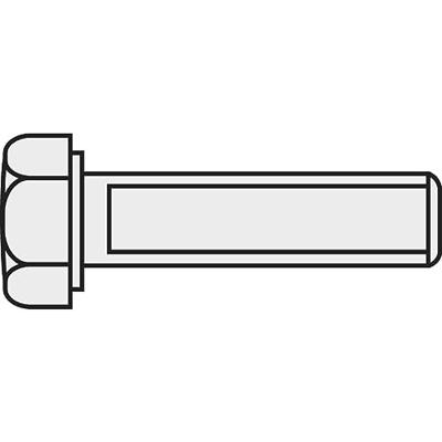 TOOLCRAFT 838279 Zeskantbout M2.5 10 mm Buitenzeskant DIN 933 Messing 10 stuk(s)