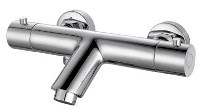 Wiesbaden Rio thermostatische badkraan chroom