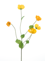 Melastoma spray yellow 76 cm kunstbloem Erutan Avon - Erutan avon - thumbnail