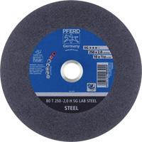 PFERD TOOLS 80 T 250-2,0 H SG LAB STEEL/32,0 66300060 Doorslijpschijf recht 250 mm 20 stuk(s) Getemperd staal, Gietijzer, Staal, Staal, Gegoten staal, Gegoten - thumbnail