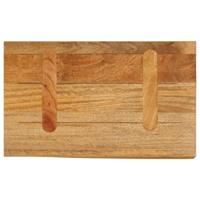 Tafelblad met natuurlijke rand 50x40x2,5 cm massief mangohout - thumbnail