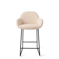 Jesper Home Barkruk 'Kushi' Slide Black, kleur Trouty Tinge (zithoogte 67cm) - thumbnail
