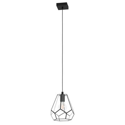Eglo HanglampMardyke zwart met glas - 43643