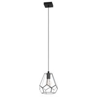 Eglo HanglampMardyke zwart met glas - 43643 - thumbnail