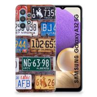 Samsung Galaxy A32 5G | Siliconen hoesje | met foto Kentekenplaten - thumbnail