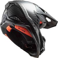 LS2 crosshelm "mx703 x-force solid helmet mx703 x-force solid l carbon - thumbnail
