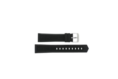 Horlogeband Tag Heuer CAH1110 / BT0714 Rubber Zwart 20mm