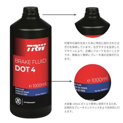 TRW remvloeistof "dot 4" brake fluid. dot4 1 liter