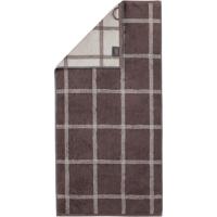 Cawö Cawo Two-Tone Grafik Handdoek Pepper 50x100 - thumbnail