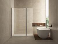 Wiesbaden zijwand + scharnierprofiel 400x2000 10 mm NANO glas - thumbnail