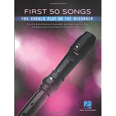 Hal Leonard First 50 Songs You Should Play on Recorder songboek voor blokfluit