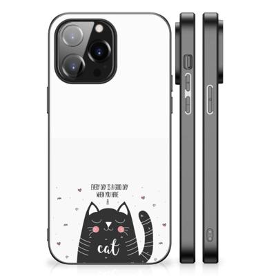 iPhone 14 Pro Max Hoesje Cat Good Day iPhone 14 Pro Max Hoesje Cat Good Day