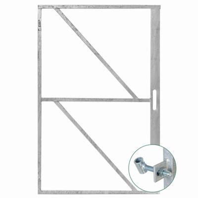 IJzeren deurframe met slotkastuitsparing 200x100 cm Tuindeco - Tuindeco