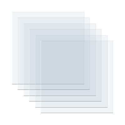 We R Makers • 3d mold press clear plastic sheets 6st.