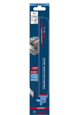Bosch Accessories 2608900376 Expert Medium-Thick Tough Metal S 1155 HHM reciprozaagblad, 10 stuks Zaagbladlengte 225 mm 10 stuk(s) Bosch Accessories 2608900376 Expert Medium-Thick Tough Metal S 1155 HHM reciprozaagblad, 10 stuks Zaagbladlengte 225 mm 10 stuk(s)