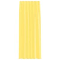 Gordijnen voile met roedezakken 2 st geel - thumbnail