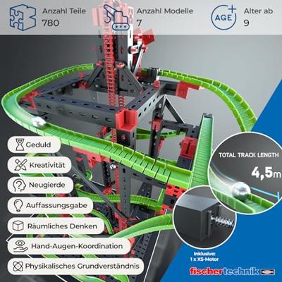 fischertechnik 536621 PROFI Dynamic L² Knikkerbaan Vanaf 7 jaar