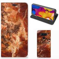 LG V40 Thinq | Standcase | Marmer Bruin - thumbnail