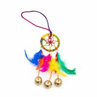 Kleurrijke Dromenvanger met Belletjes (15 cm) - thumbnail