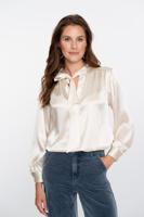 Geisha Blouse With Bow 53546-14 Blouse 701 Champagne - thumbnail