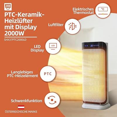 SHX Ventilatorkachel Zwart-wit SHX Ventilatorkachel Zwart-wit