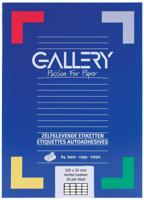 Gallery witte etiketten ft 105 x 35 mm (b x h), rechte hoeken, doos van 1.600 etiketten - thumbnail