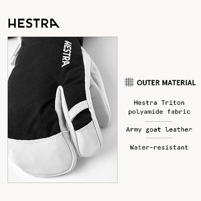 Hestra Army Leather Heli Ski 3 Vinger Handschoen BLACK 6