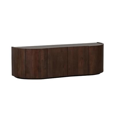 WOOOD Dressoir 'Sense' Mangohout, 160cm, kleur Walnoot