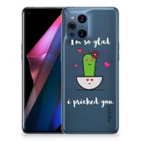 OPPO Find X3 | X3 Pro Telefoonhoesje met Naam Cactus Glad - thumbnail