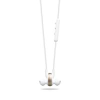 I am plus Buttons, draadloze Bluetooth in-ear hoofdtelefoon met geïntegreerde microfoon, goud en wit - thumbnail