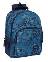 Schoolrugzak Safta New edition Marineblauw 32 x 42 x 15 cm - thumbnail