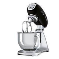 Smeg SMF02BLEU mixer - Staande mixer - Zwart/Zilver 800 W - thumbnail