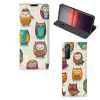 Sony Xperia 5 II | Hoesje maken | Vrolijke Uilen - thumbnail