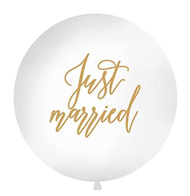 Mega Ballon Just Married Wit - 1m