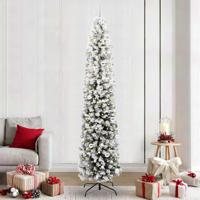 VidaXL Kunstkerstboom groen 240 cm pvc en staal en kunststof - thumbnail