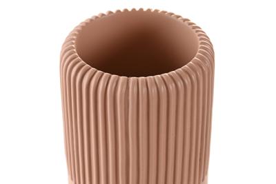 Glas DKD Home Decor Terra cotta Cement 7 x 7 x 11 cm Glas DKD Home Decor Terra cotta Cement 7 x 7 x 11 cm