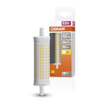 OSRAM HOMELIGHTING 4058075432697 LED-lamp Energielabel E (A - G) R7s Ballon 18.2 W = 150 W Warmwit (Ø x l) 28 mm x 142 mm 1 stuk(s)