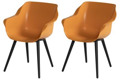 Sophie Studio dining armstoel Zwart Orange India